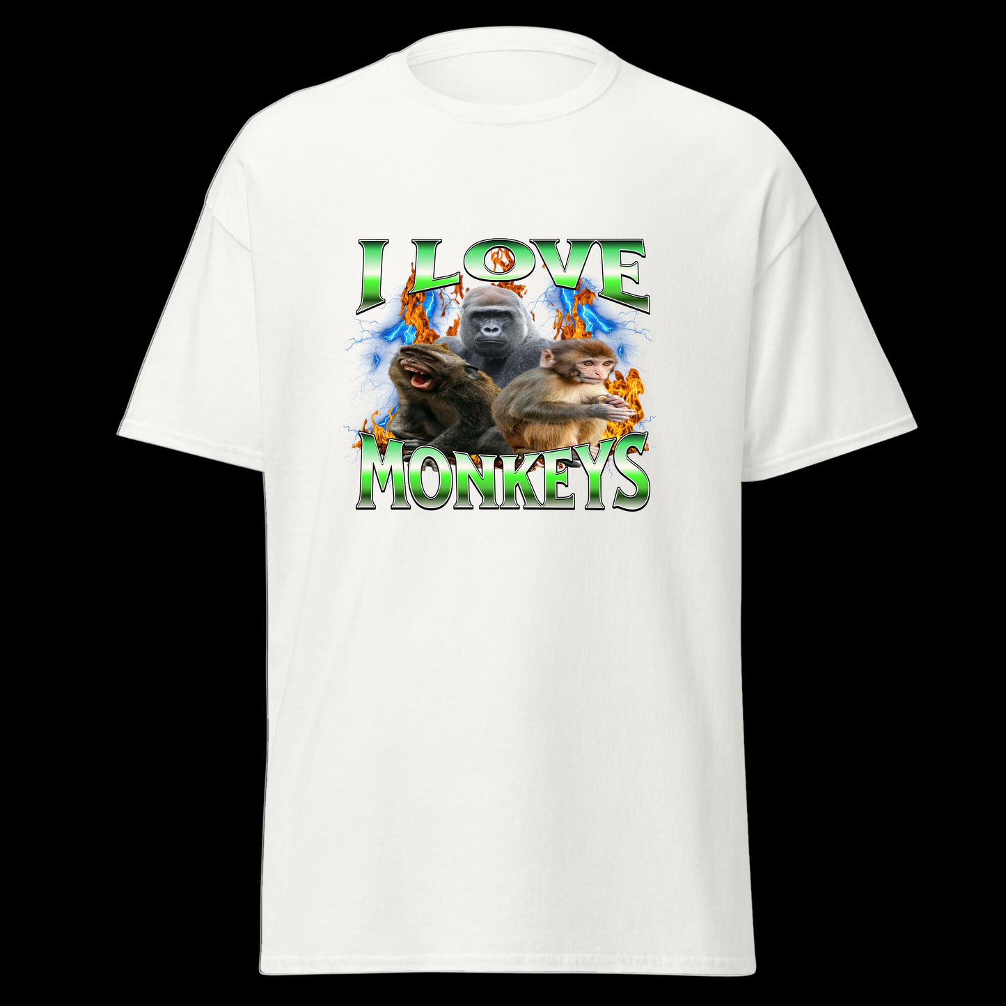 I Love Monkeys Tee