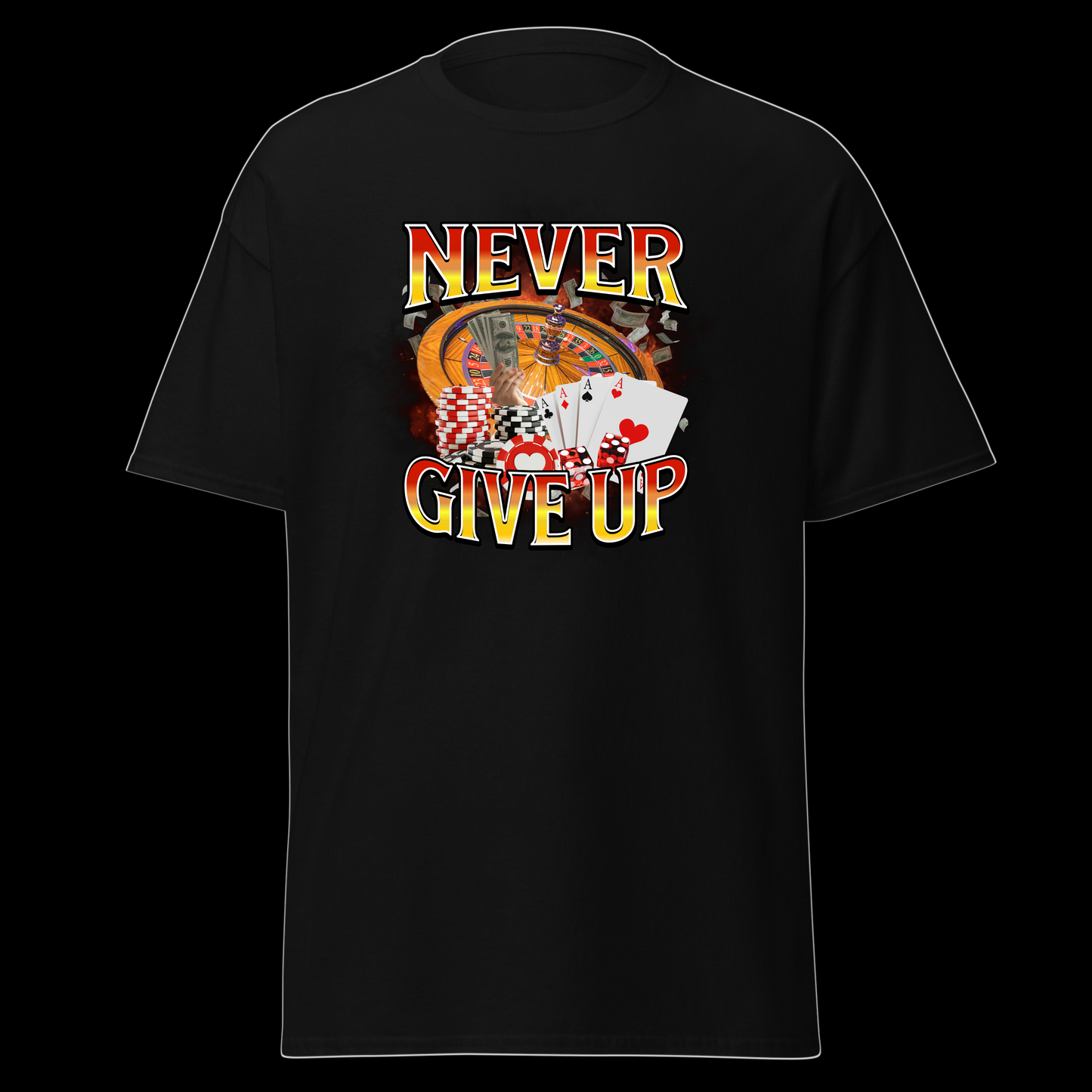 Never give up Tee