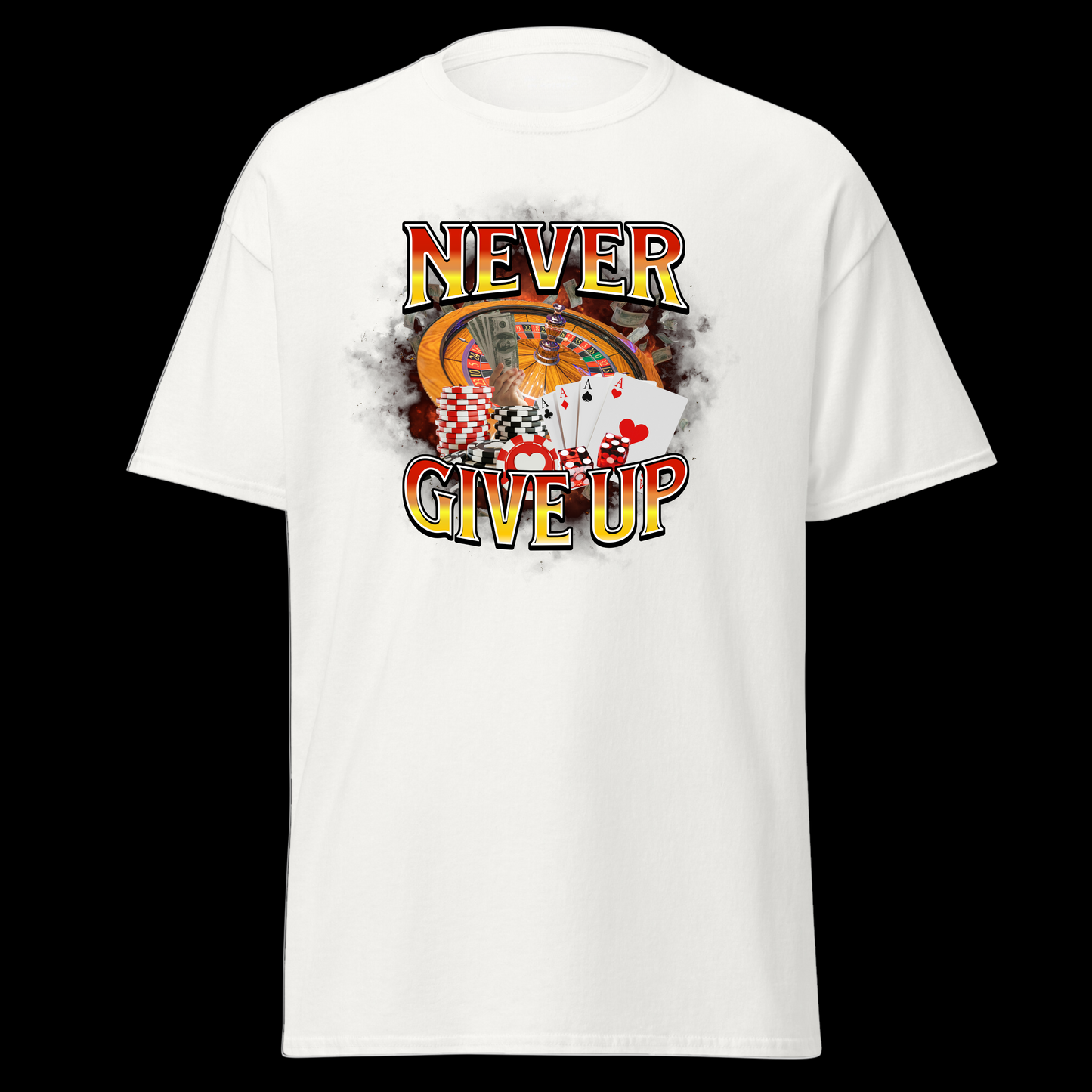 Never give up Tee